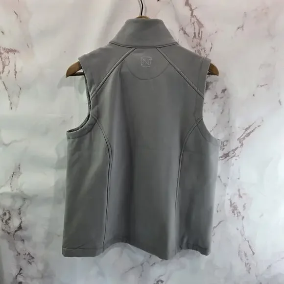 Noble Outfitter Vest Womens Medium Gray Windstopper Windbreaker Shell - Picture 5 of 10
